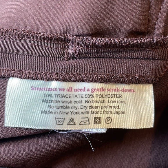 MM Lafleur The Pippa Pant Women’s Size 4 Cropped Wide‎ Leg High Rise Brown - Picture 9 of 10